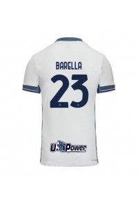 Inter Milan Nicolo Barella #23 Voetbaltruitje Uit tenue 2024-25 Korte Mouw